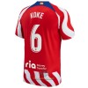 Maglia ufficiale Atlético Madrid Koke 6 Casa 2022-23 per Uomo